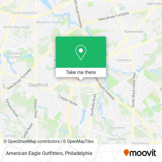 American Eagle Outfitters map