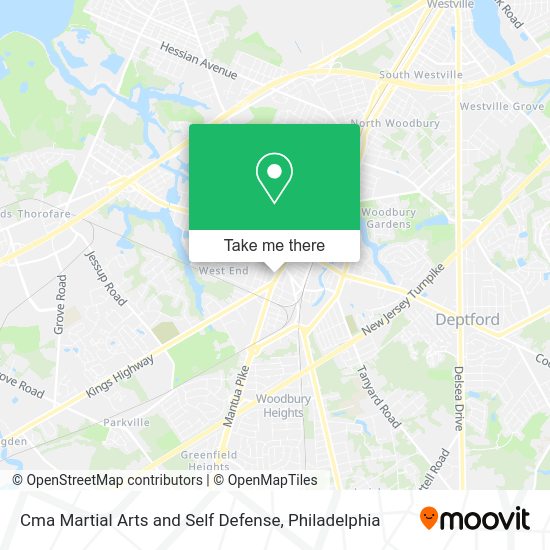 Mapa de Cma Martial Arts and Self Defense
