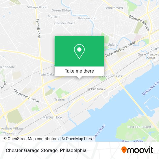 Chester Garage Storage map