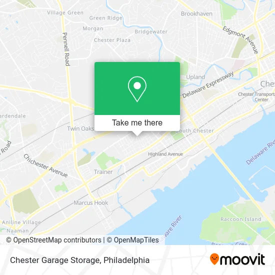 Chester Garage Storage map
