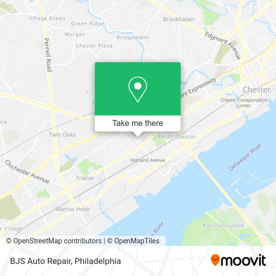 BJS Auto Repair map