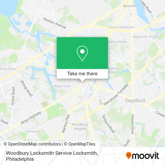 Woodbury Locksmith Service Locksmith map