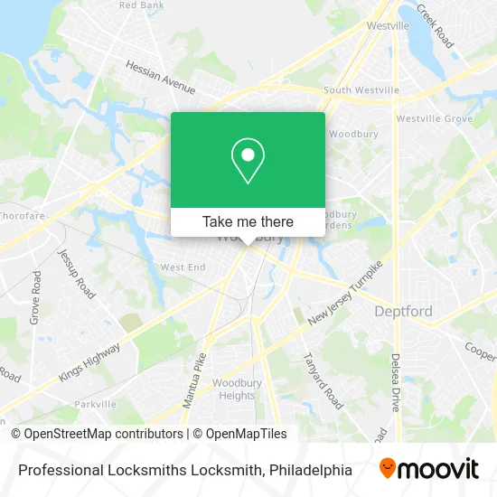 Professional Locksmiths Locksmith map