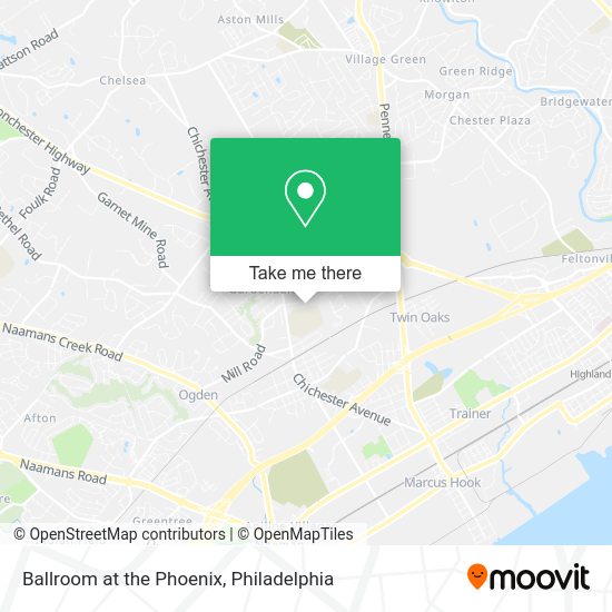 Mapa de Ballroom at the Phoenix