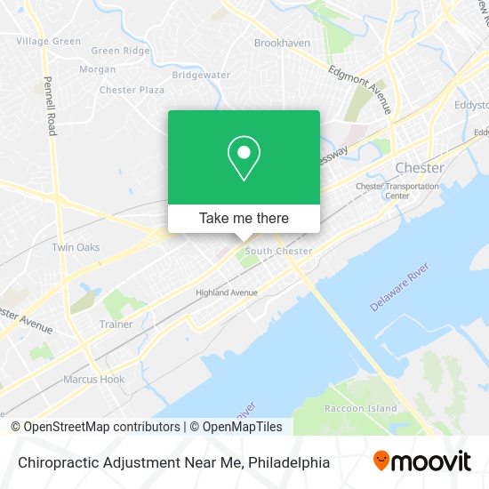 Mapa de Chiropractic Adjustment Near Me