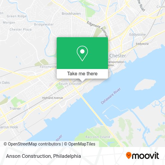 Anson Construction map