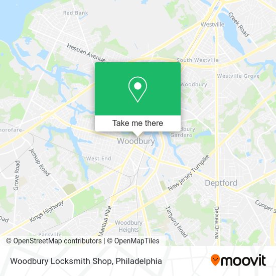 Mapa de Woodbury Locksmith Shop