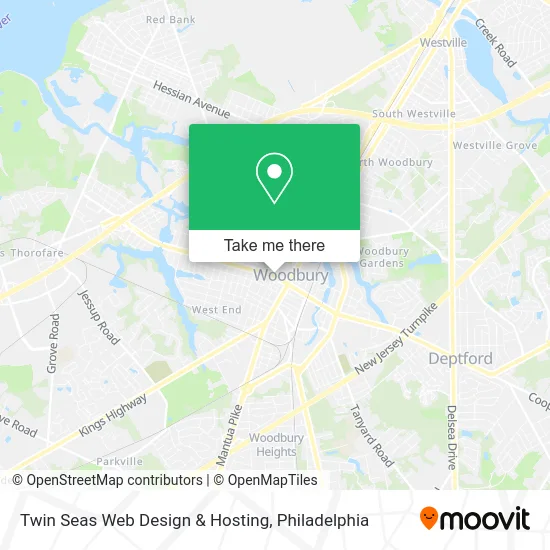 Twin Seas Web Design & Hosting map