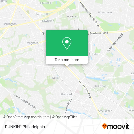 DUNKIN' map