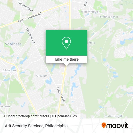Adt Security Services map