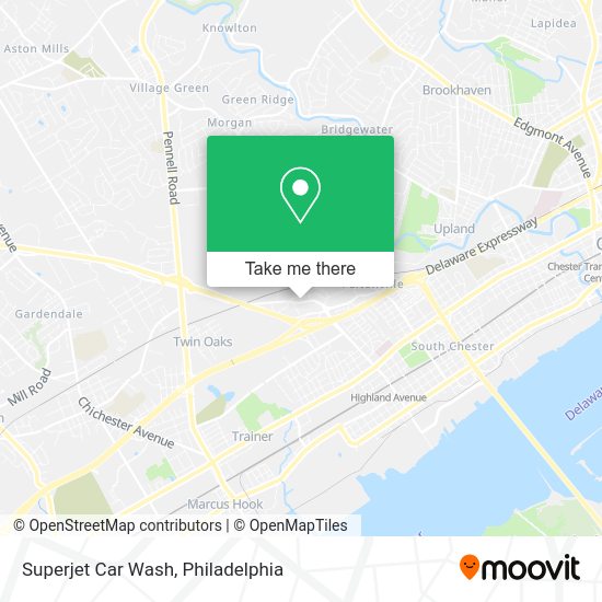 Mapa de Superjet Car Wash