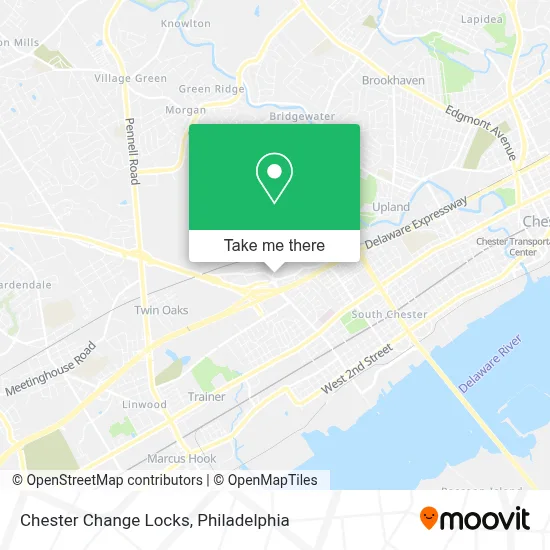 Chester Change Locks map