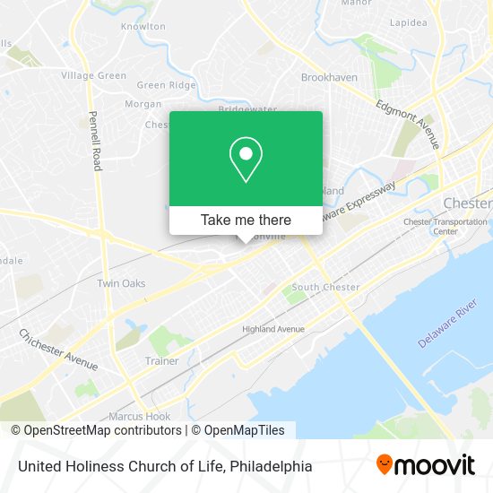 United Holiness Church of Life map