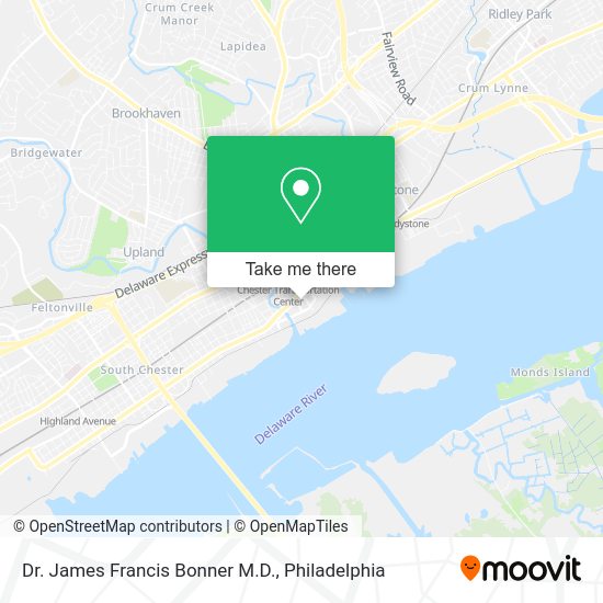 Mapa de Dr. James Francis Bonner M.D.