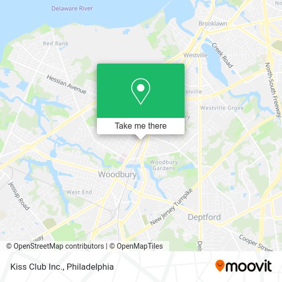 Mapa de Kiss Club Inc.