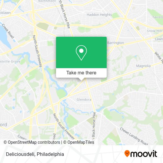 Mapa de Deliciousdeli