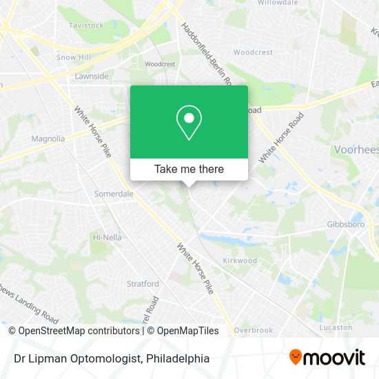 Dr Lipman Optomologist map
