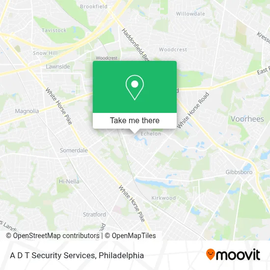 A D T Security Services map