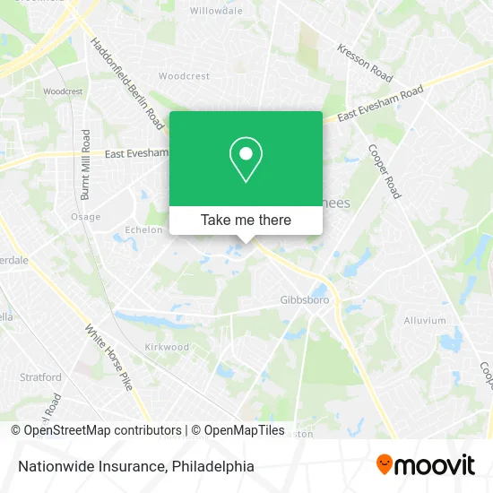 Nationwide Insurance map