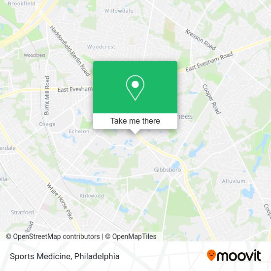 Mapa de Sports Medicine