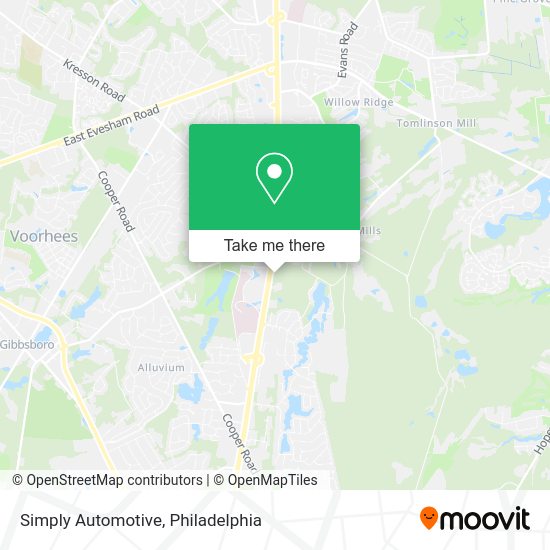 Simply Automotive map