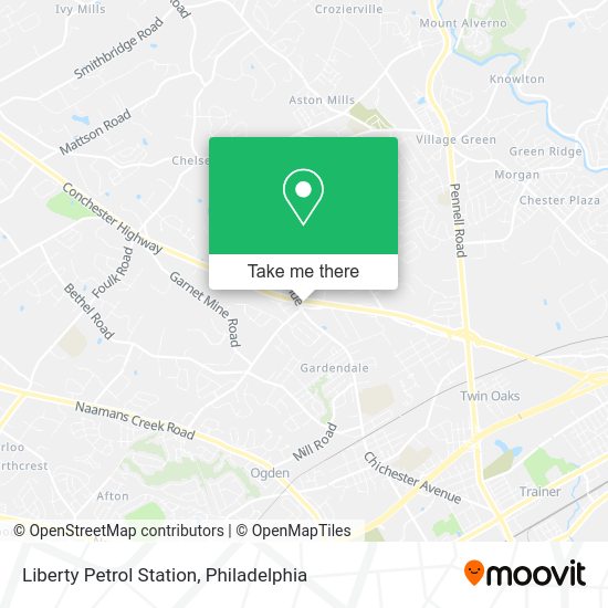 Liberty Petrol Station map