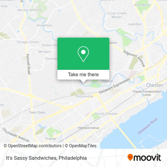 It's Sassy Sandwiches map