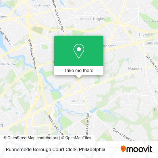 Mapa de Runnemede Borough Court Clerk