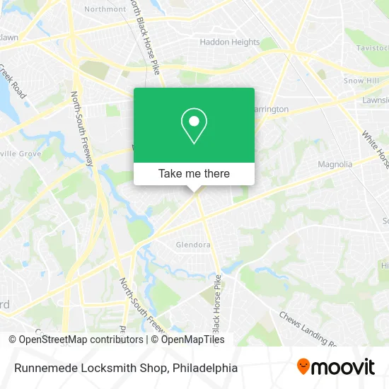 Runnemede Locksmith Shop map