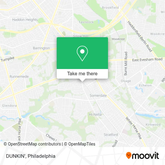 DUNKIN' map