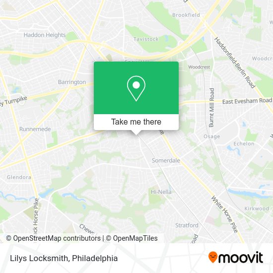 Lilys Locksmith map