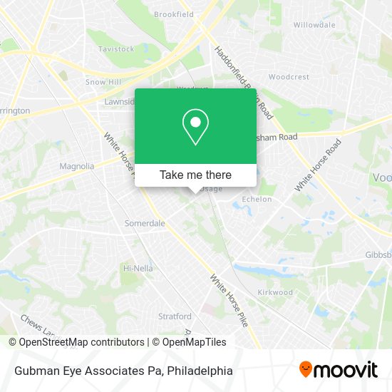 Gubman Eye Associates Pa map