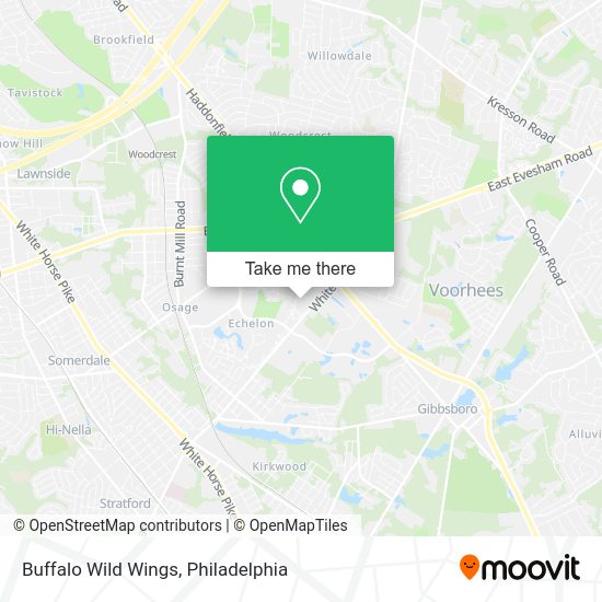 Mapa de Buffalo Wild Wings