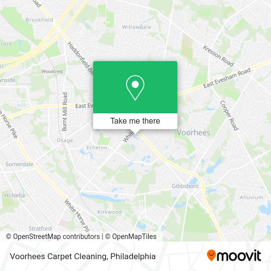 Mapa de Voorhees Carpet Cleaning