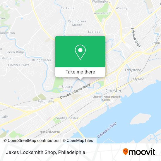 Mapa de Jakes Locksmith Shop