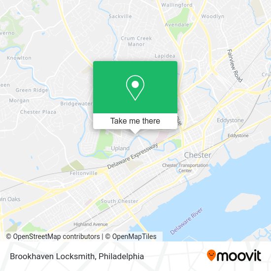 Brookhaven Locksmith map