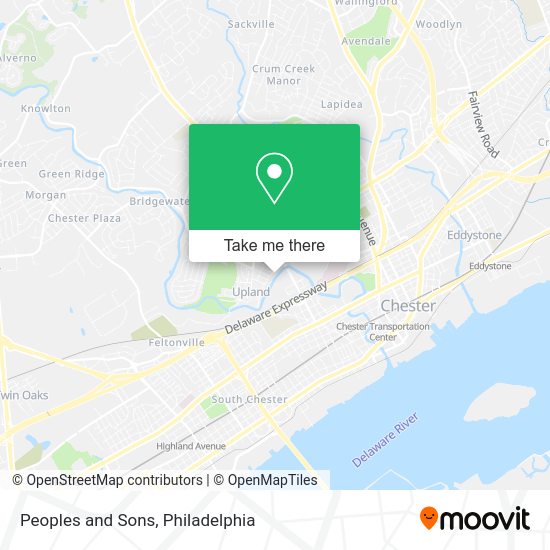 Peoples and Sons map