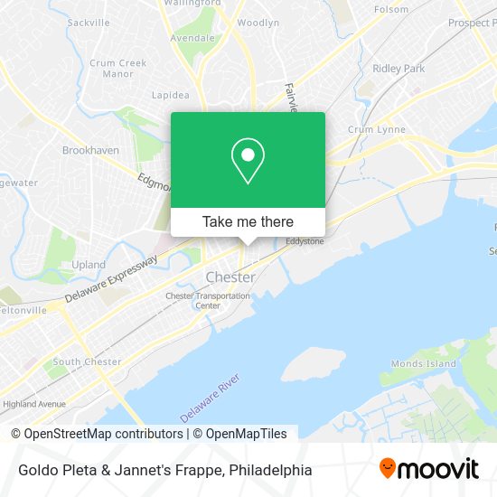 Goldo Pleta & Jannet's Frappe map