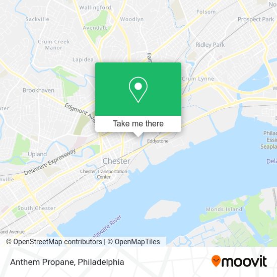 Mapa de Anthem Propane
