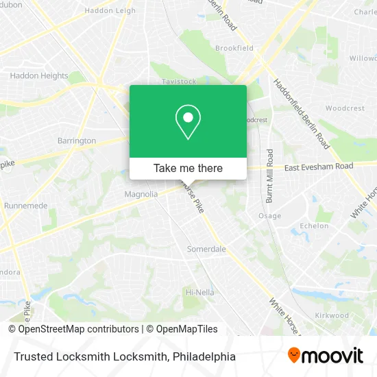 Trusted Locksmith Locksmith map