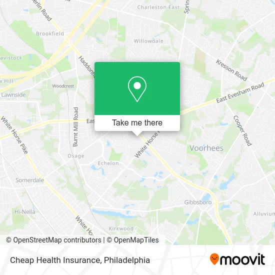 Cheap Health Insurance map