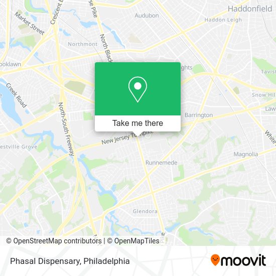 Phasal Dispensary map