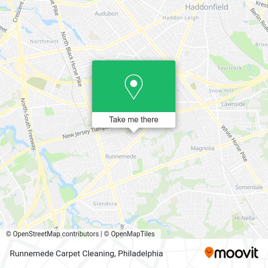 Runnemede Carpet Cleaning map