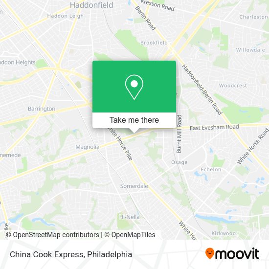 China Cook Express map