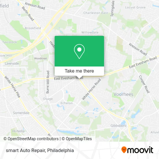 smart Auto Repair map
