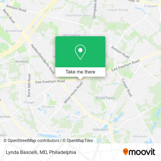 Lynda Bascelli, MD map