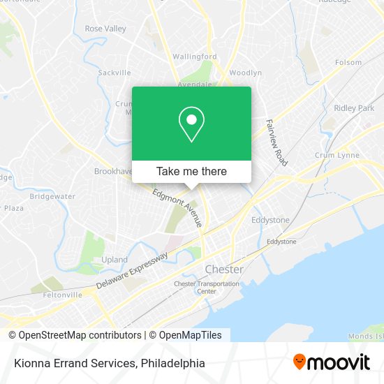 Mapa de Kionna Errand Services