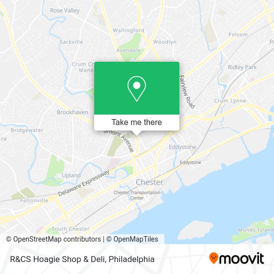 R&CS Hoagie Shop & Deli map
