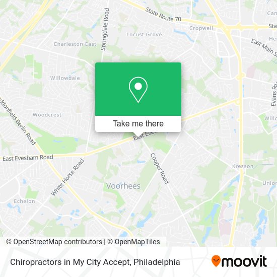Chiropractors in My City Accept map