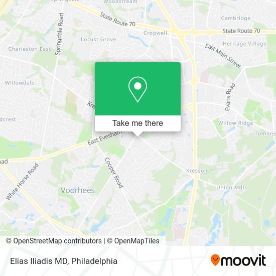 Elias Iliadis MD map